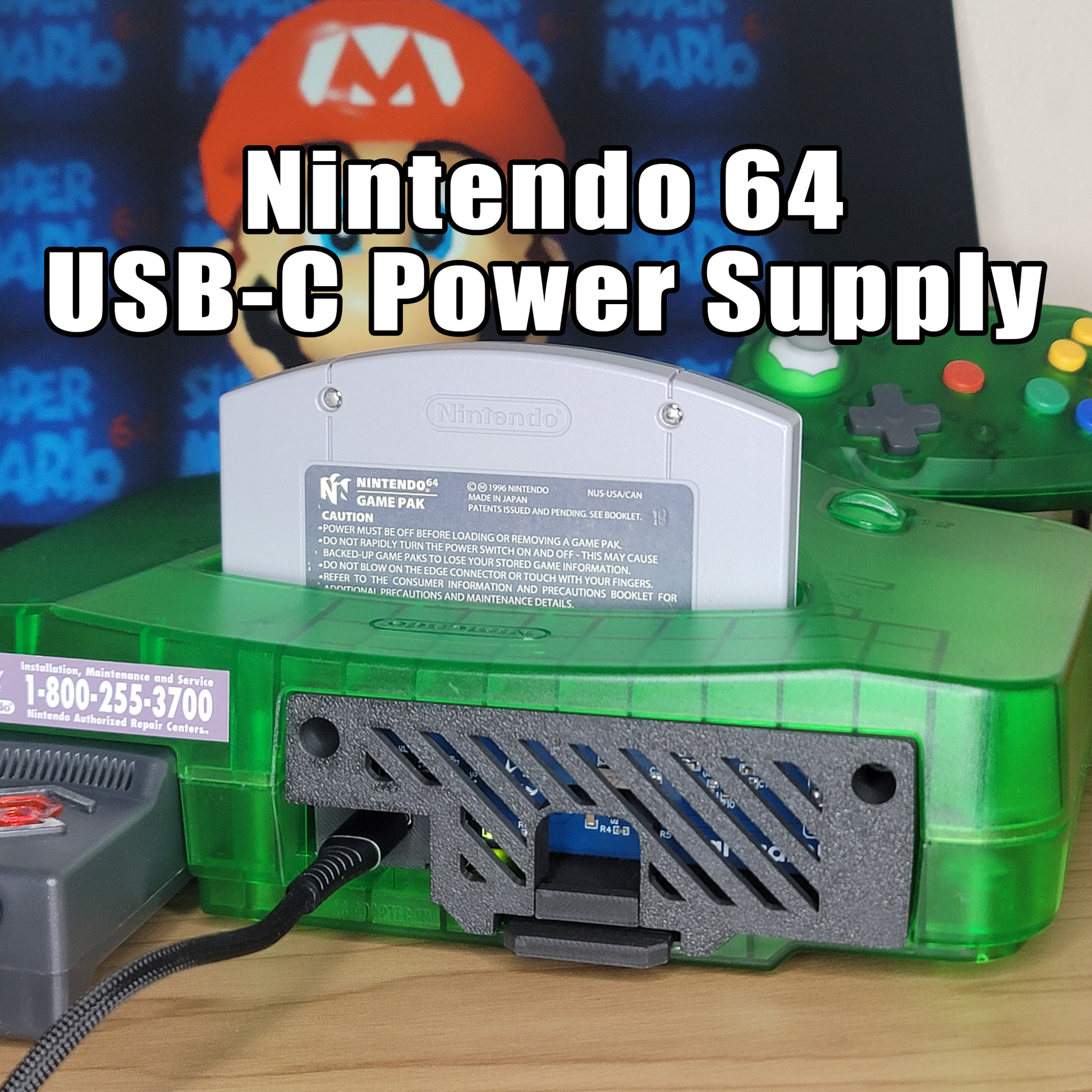 Nintendo 64 USB C Power Supply