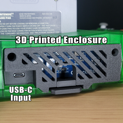 USB-C Power Supply for Nintendo 64 with 3D Printed Case